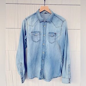 Diesel Mens Denim Shirt